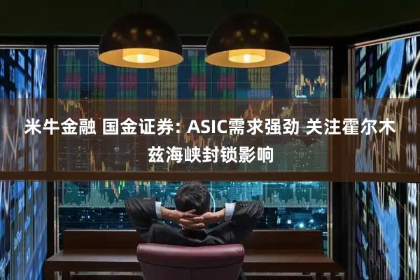 米牛金融 国金证券: ASIC需求强劲 关注霍尔木兹海峡封锁影响