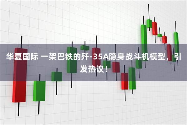 华夏国际 一架巴铁的歼-35A隐身战斗机模型，引发热议！